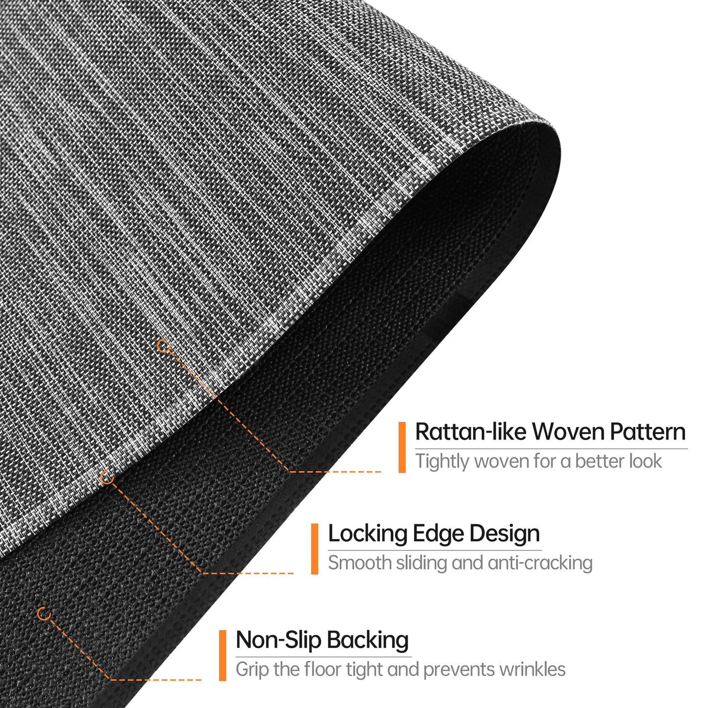 HOMEK Office Chair Mat for Hardwood Floor