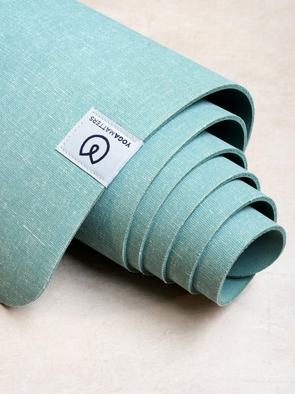 Yogamatters Eco Rise Yoga Mat 3mm | Eco Friendly and Vegan | Natural Tree Rubber | Non-Slip Exercise Mat for Yoga, Pilates, Gym and Fitness