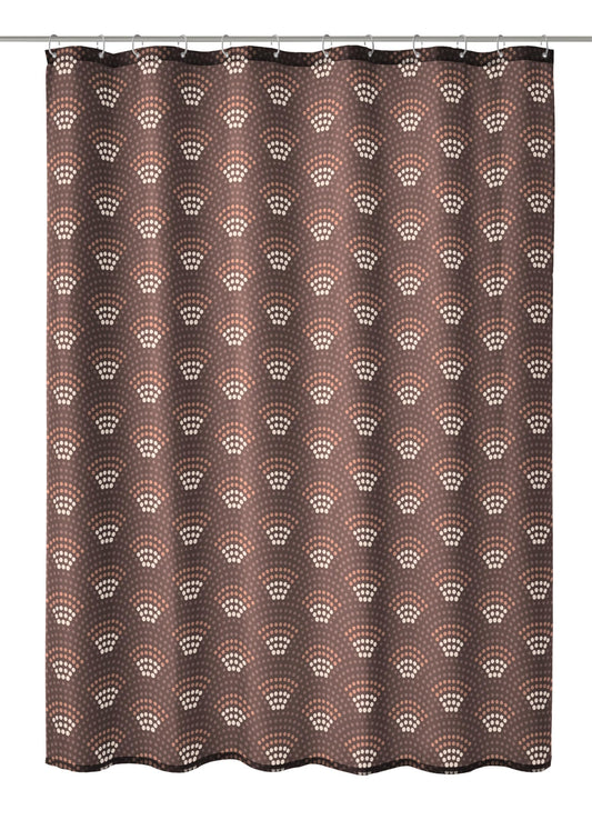 Kleine Wolke Shower Curtain, Polyester, Hazel, 180x200 cm