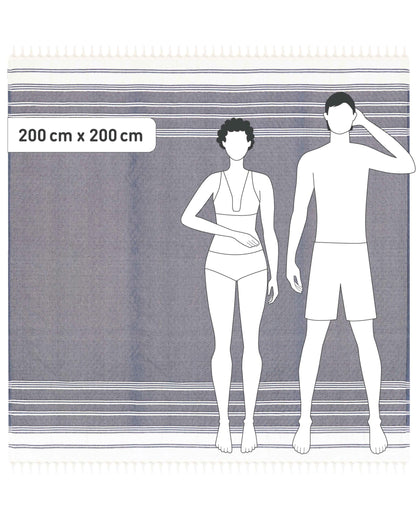Fit-Flip Hammam Beach towel XXL made from 100% cotton