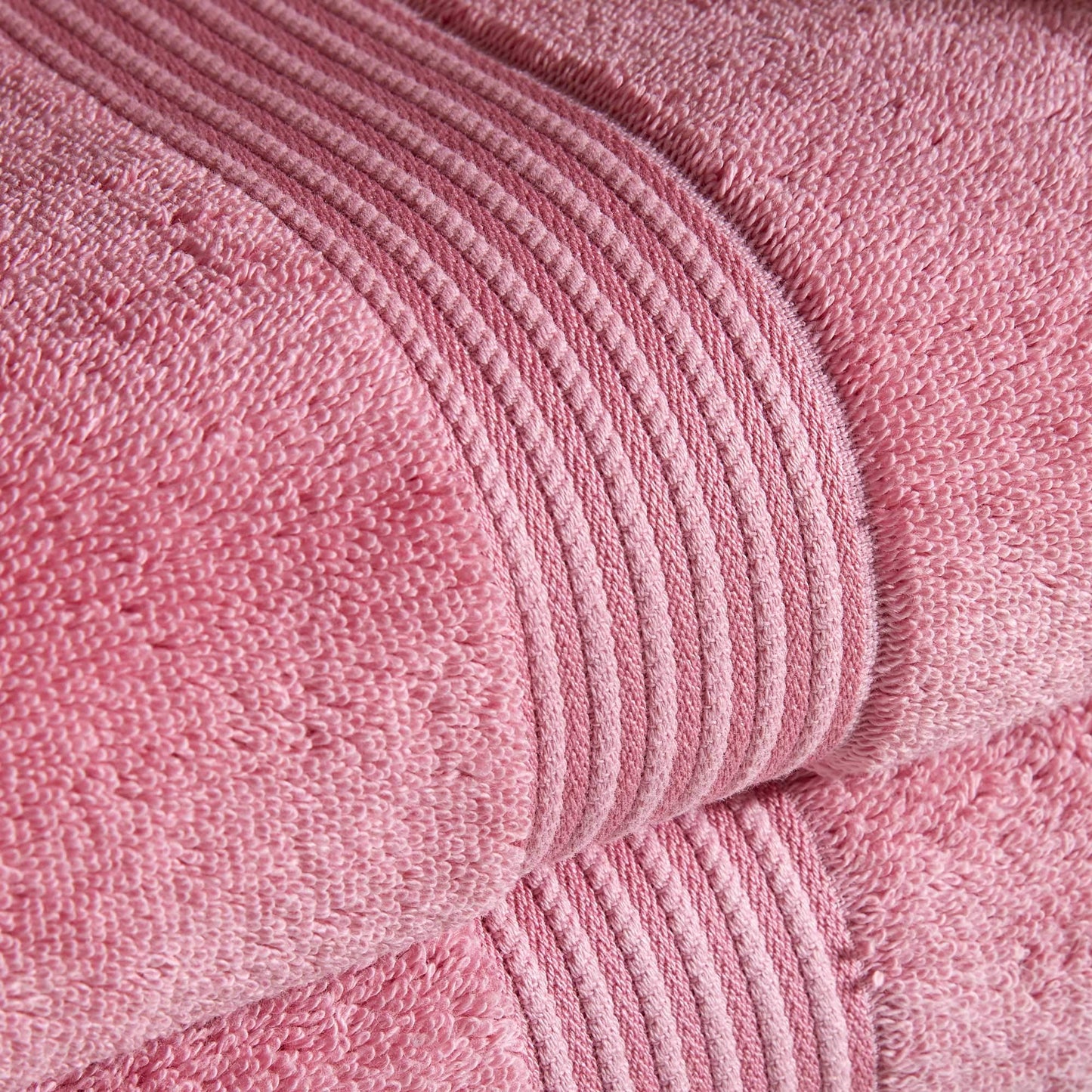 Christy Supreme Hygro 4 Face Cloths Set | Blush Pink | 100% Luxury Supima Cotton | Ultra Soft | Super Absorbent | 650GSM | 4 Wash Cloth Flannels