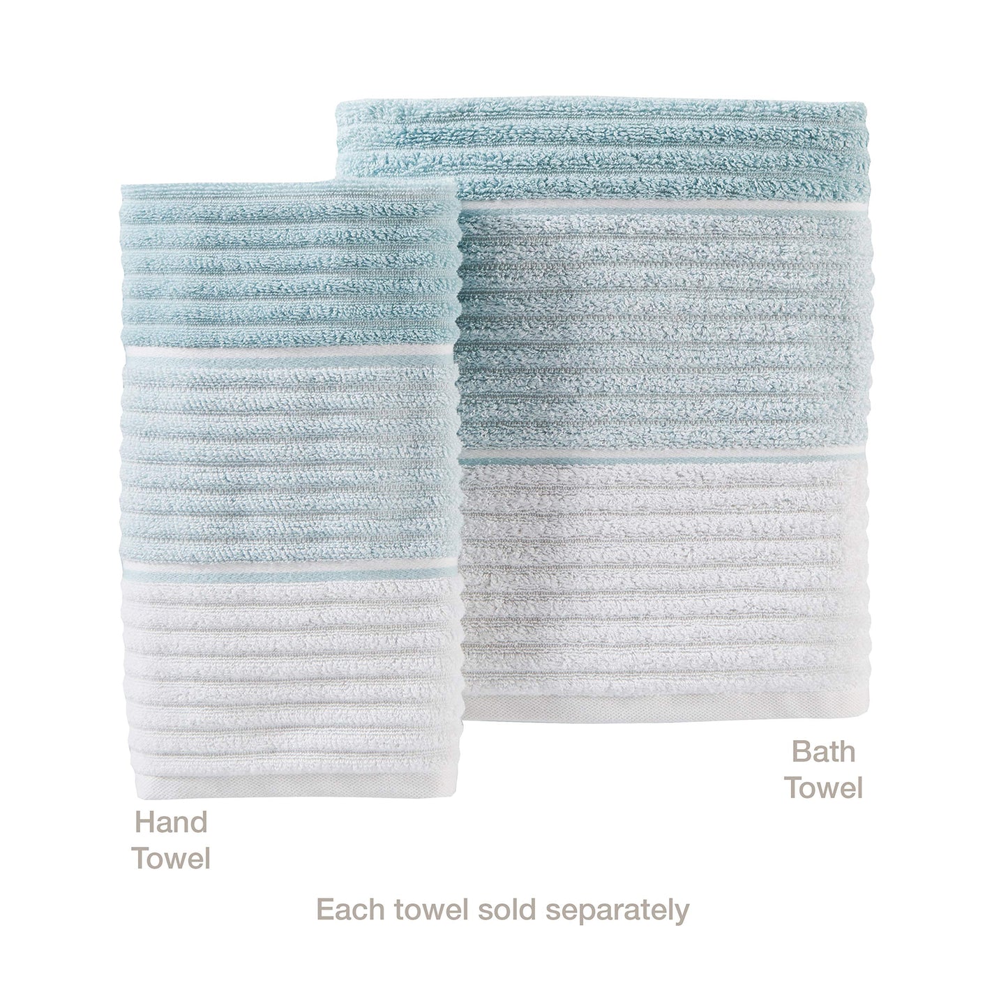 SKL Home by Saturday Knight Ltd. Planet Ombre Bath Towel, Aqua