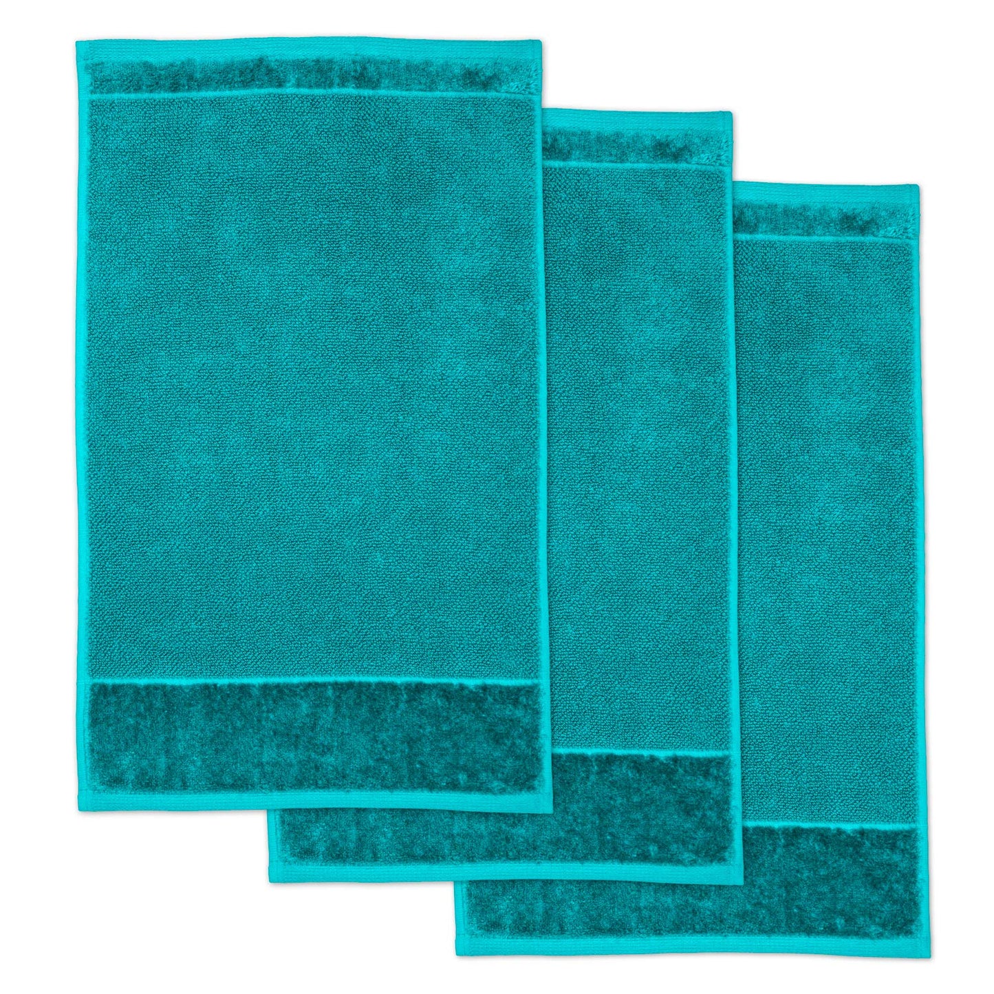 Möve Set of 3 Guest Towels, Ocean, 30 x 50 cm,111049001-030050-460