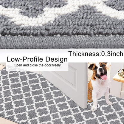 SHACOS Non Slip Runner Rugs for Hallway 60 x 240 cm Long Hallway Runner Rug Washable Kitchen Rug Hall Runner Narrow Runner Rug Hallway Carpet Runner
