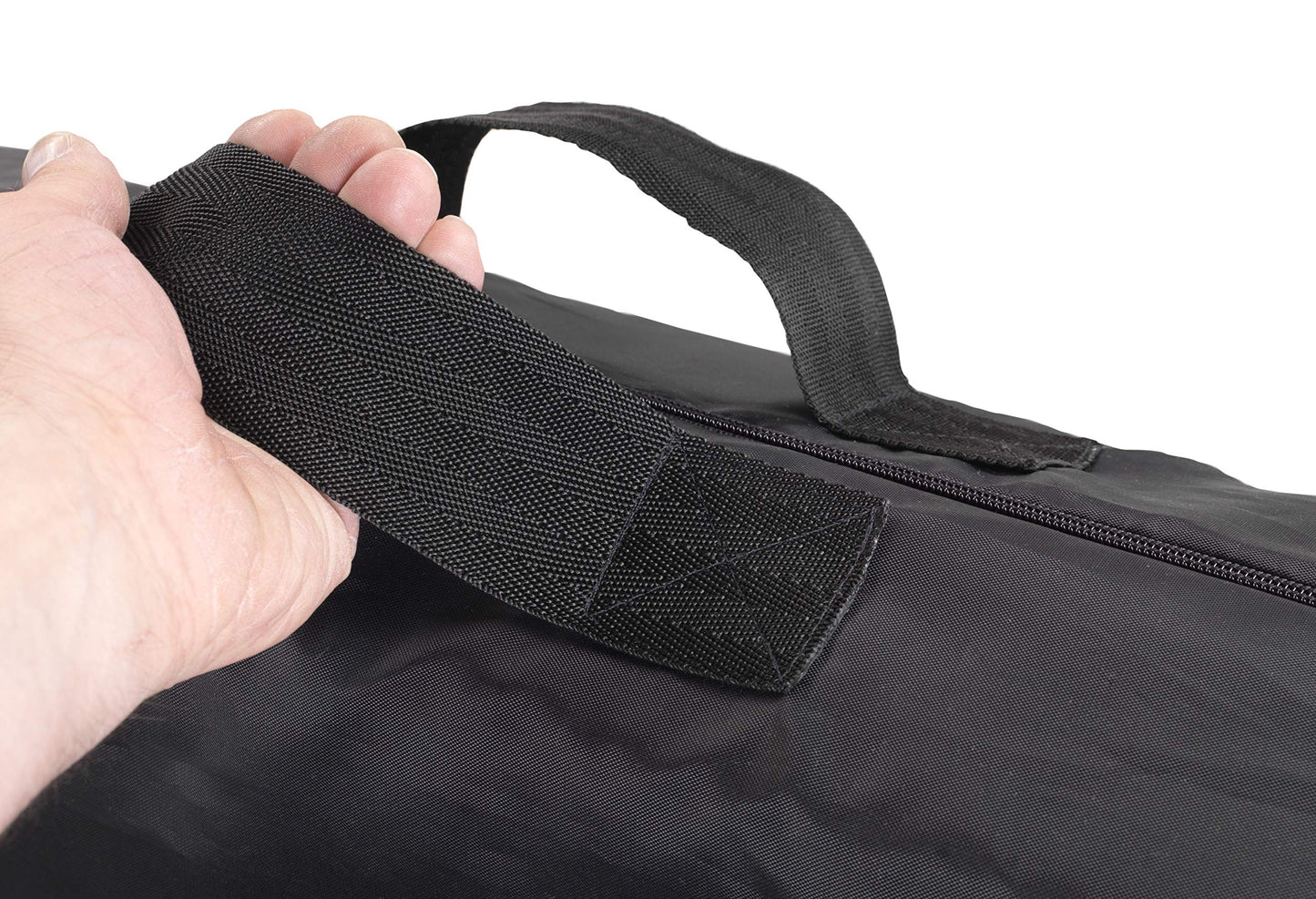 Mattress Storage Carry Bag with Zipper and Handle by Direct Manufacturing – multiple sizes, reusable and washable (140cm x 200cm x 25cm)
