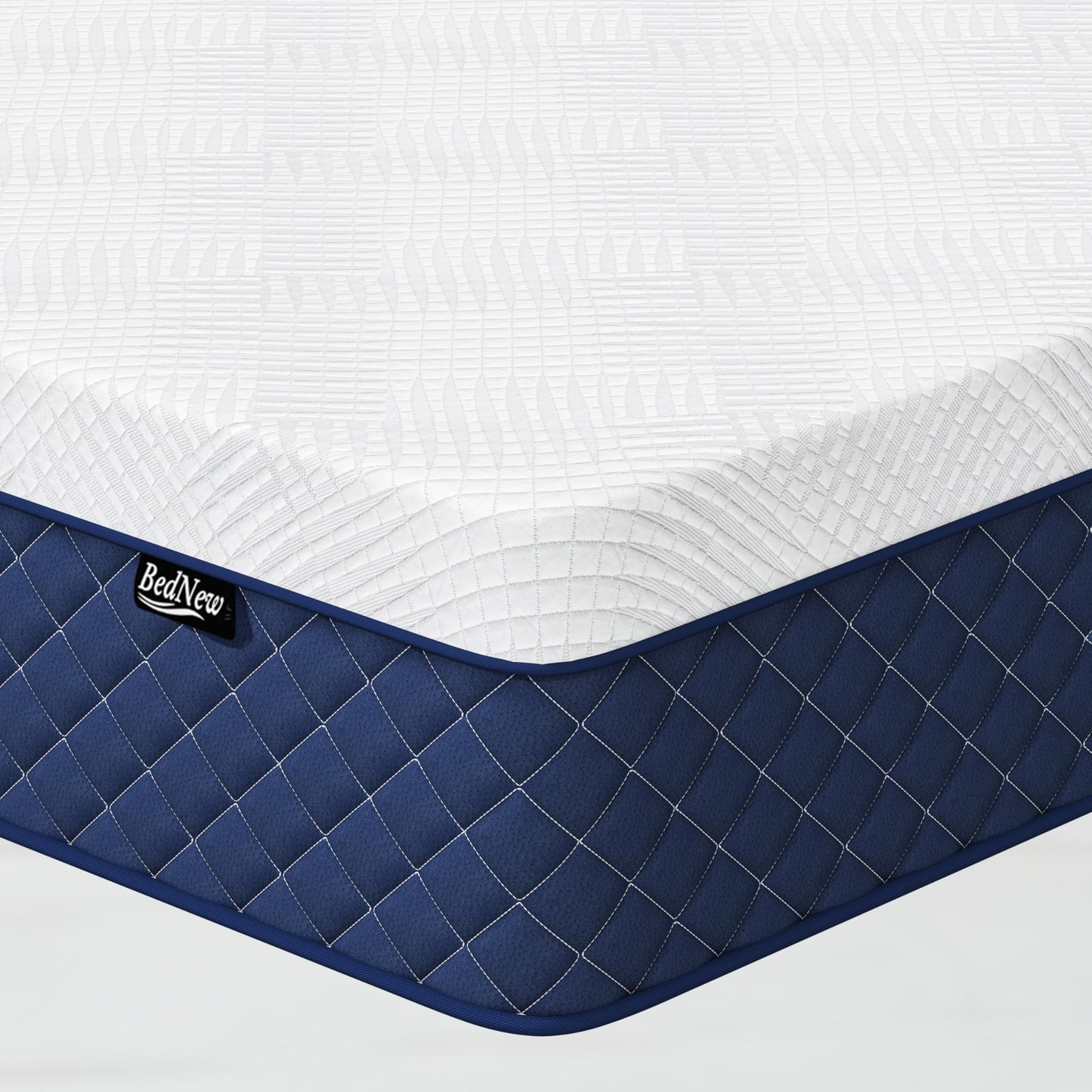 Bednew European Small Single Mattress, Medium Firm, 12 Inch Innerspring Hybrid Mattress with Breathable Foam and Pocket Spring For Cool Comfort Sleep
