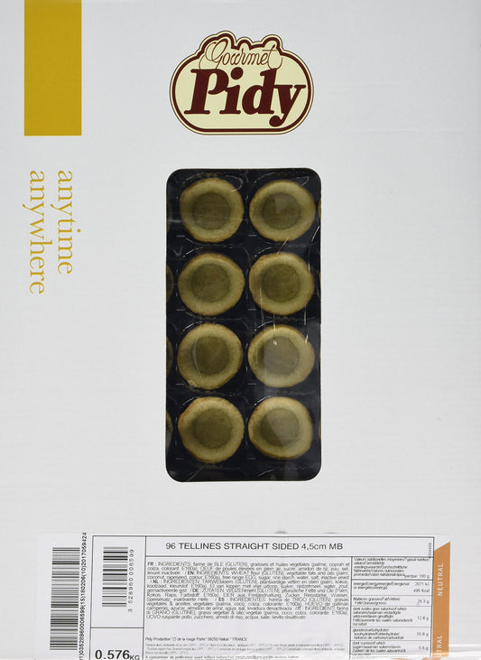 Pidy Tellines Neutral Pastry Case, 4.5 cm - Pack of 96