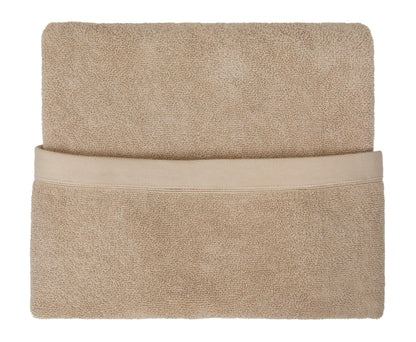 Drift Home - Natural Hand Towel 50 x 90cm - Soft & Absorbent 600GSM Premium - Sustainable Cotton BCI - Recycled Bottles - Ideal for Bathroom, Gym