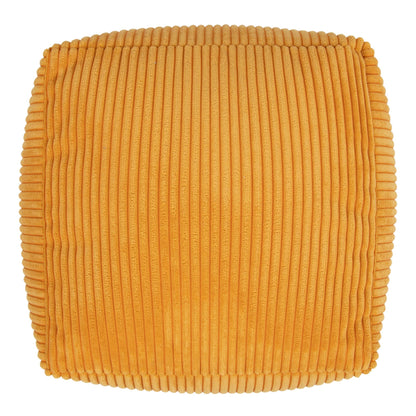 icon Amara Small Cord Bean Bag Footstool with Filling Included, Yellow