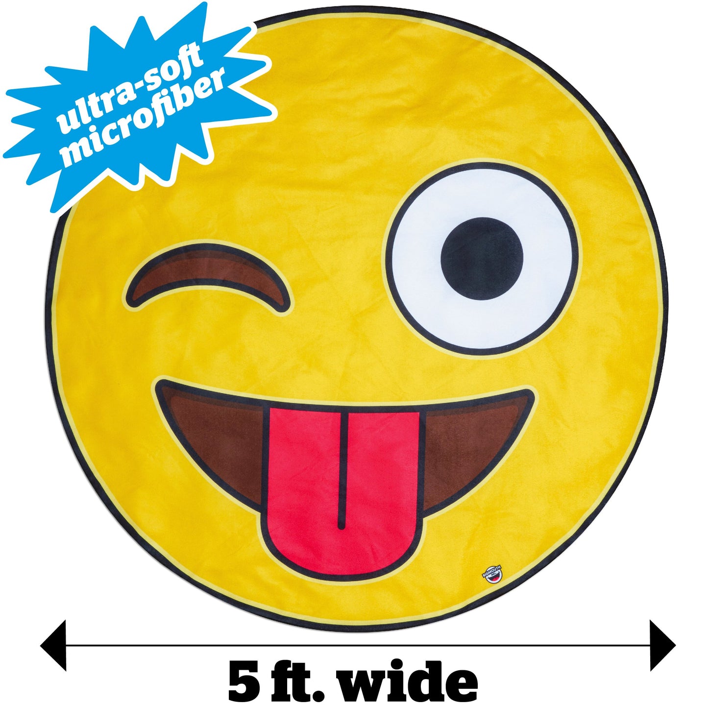 BigMouth Inc Emoji Beach Towel