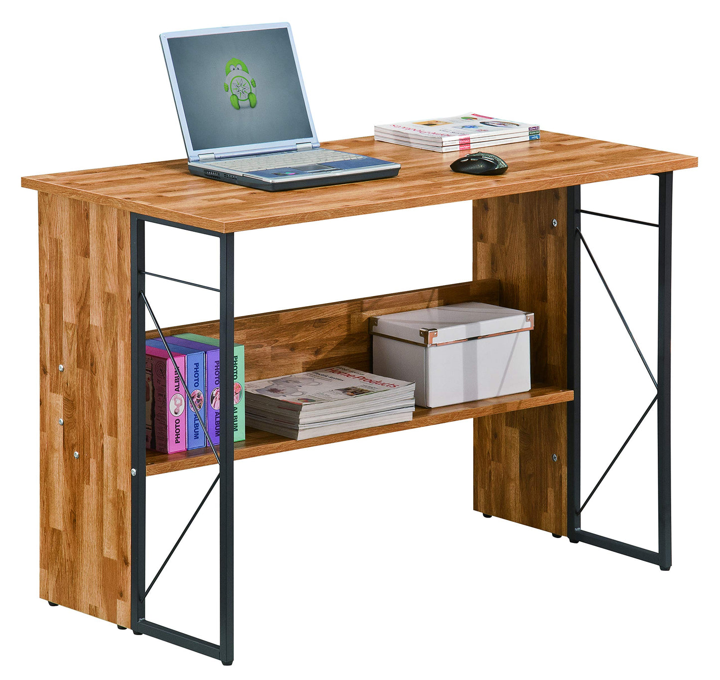 Alphason,AW3524,Rhodes Walnut and Grey desk,Walnut and Grey,760x1000x550mm