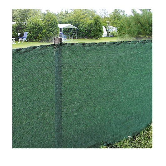 WerkaPro 10589 Green Privacy Screen - 220 g/m? - 10 x 2 m Roll - Polyethylene