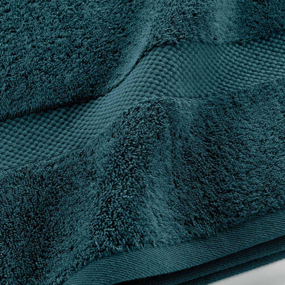 Douceur d'Intérieur, Elegance Blue Hand Towel 50 x 90 cm 100% Cotton Plain