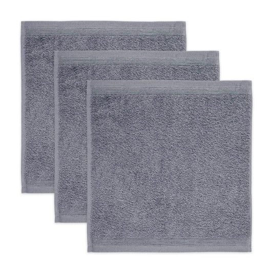 M?ve 3er set Superwuschel soap cloth 30 x 30 cm made of 100% cotton, stone
