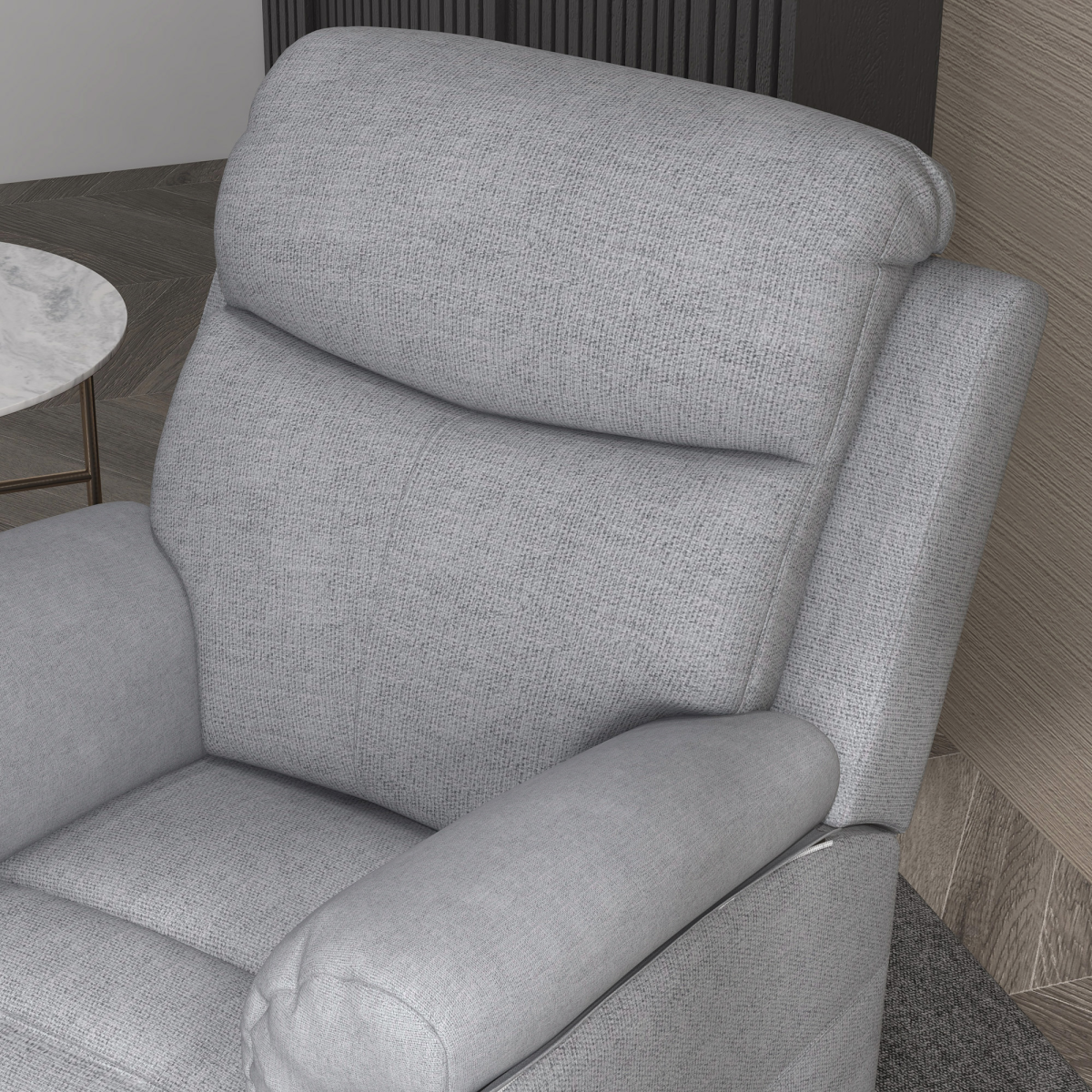 HOMCOM Power Lift Chair Electric Riser Recliner with Remote Control, Grey