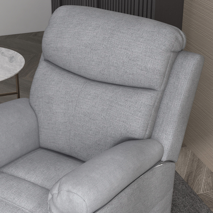 HOMCOM Power Lift Chair Electric Riser Recliner with Remote Control, Grey