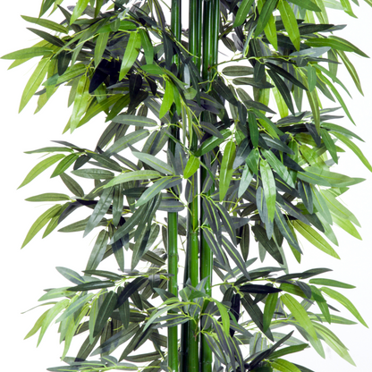 Artificial Bamboo Tree Plant, 1.8 m-Green Bamboo/ Black Pot