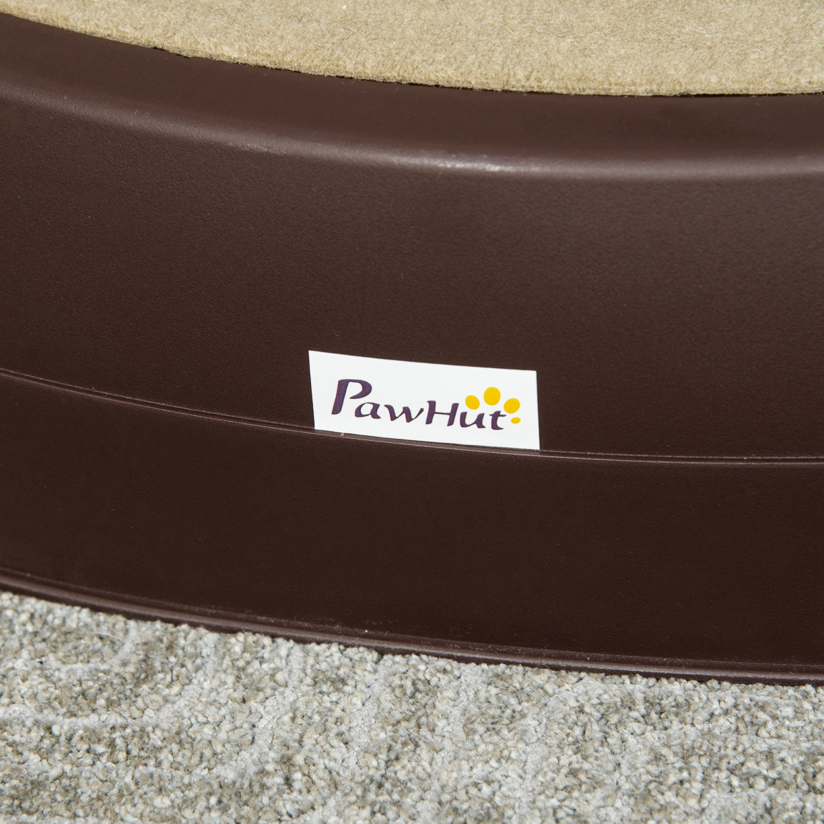 Portable Dog Steps Non-slip Pet Stairs 3-Step Design for High Beds Sofas, Brown