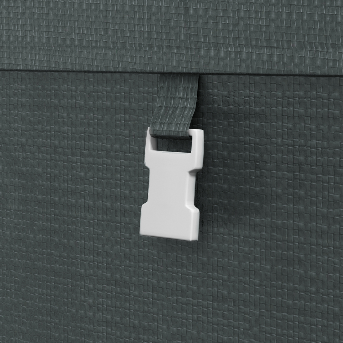 Outsunny 179 x 120cm Temporary Garden Shed, with Weather-resistant Plastic Cover and Accessories - Dark Grey