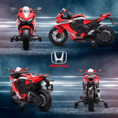 Honda Licensed 6V Kids Electric Motorbike Ride On Car for 3-5 Years Red HOMCOM