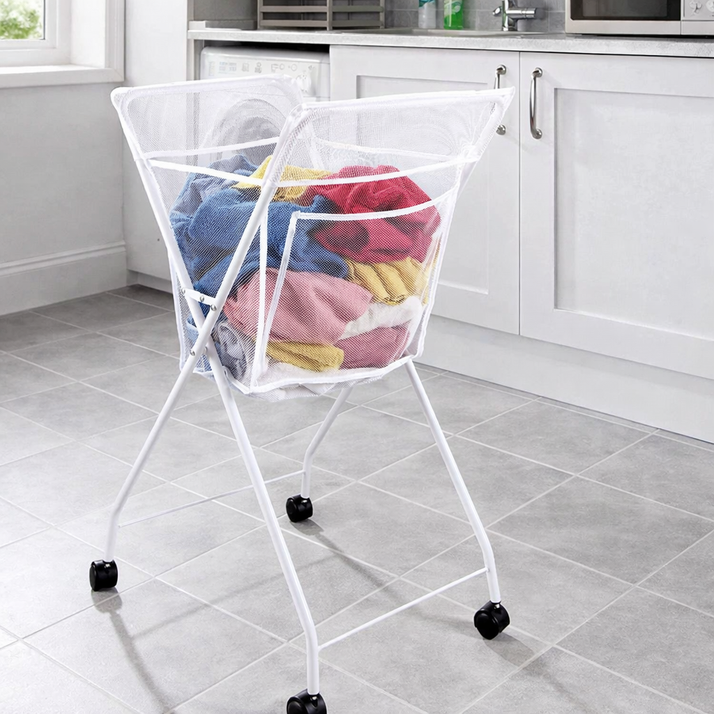 No Bend Laundry Trolley