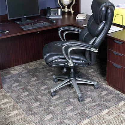 Dimex C532003G Rectangle Office Chair Mat for Low Pile Carpet