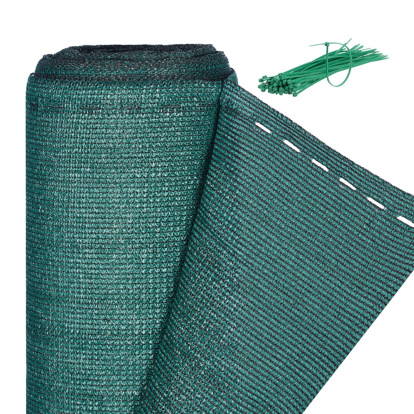 Relaxdays Fence Netting, Privacy Shield for Fences & Railing, HDPE Net, UV-Resistant, Weatherproof, 1.8 x 10 m, Green