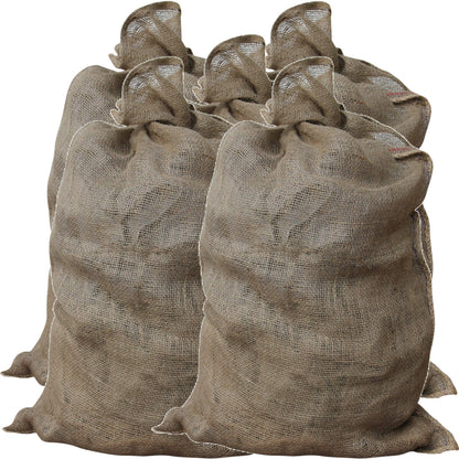 GardenMate Pack of 15 Universal large Hessian Jute Sacks - Each bag 105x60 cm - Large hessian bags made of 200gsm fabric - Burlap sack suitable for