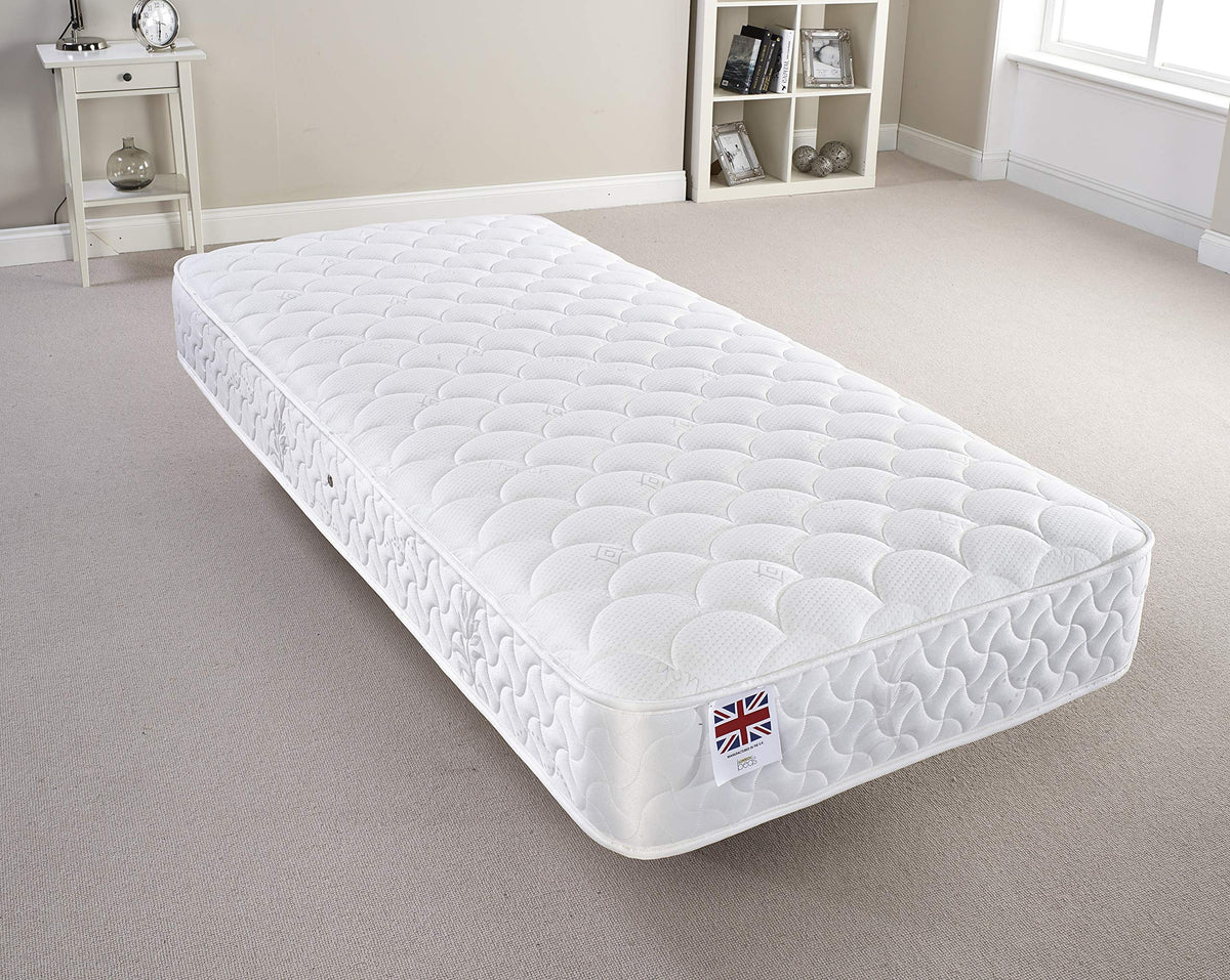 Bed Centre Luxury Quilted Comfort Bonnell Sprung Foam Mattress 5FT King