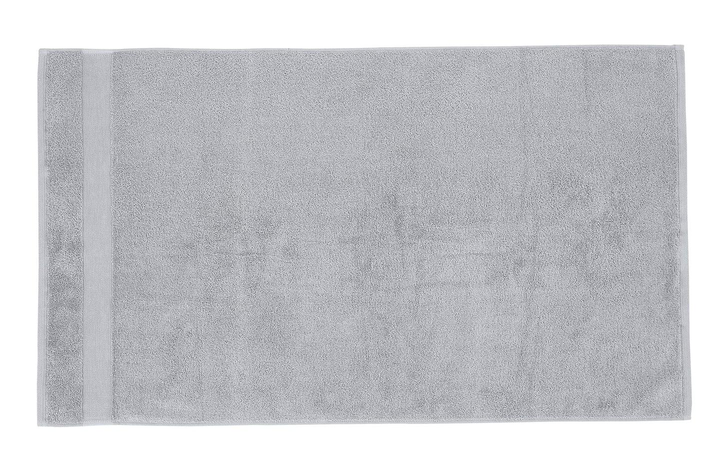Catherine Lansfield Bathroom Anti Bacterial 500 gsm Soft & Absorbent Cotton Bath Towel Silver Grey