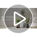 LE TAUCI 25 cm Plant Pot, Ceramic Pots for Plants with Drainage Holes and Rubber Plug, Plant Pots Indoor Outdoor for Home Garden Patio Office, Cylinder Flower Pot, White