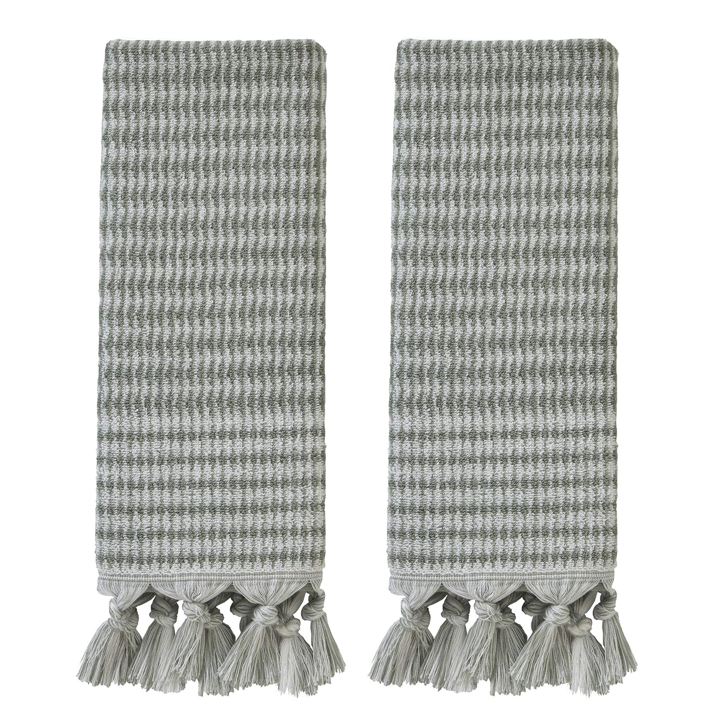 SKL Home Longborough 100% Turkish Cotton Hand Towel Set, 16x26, Sage