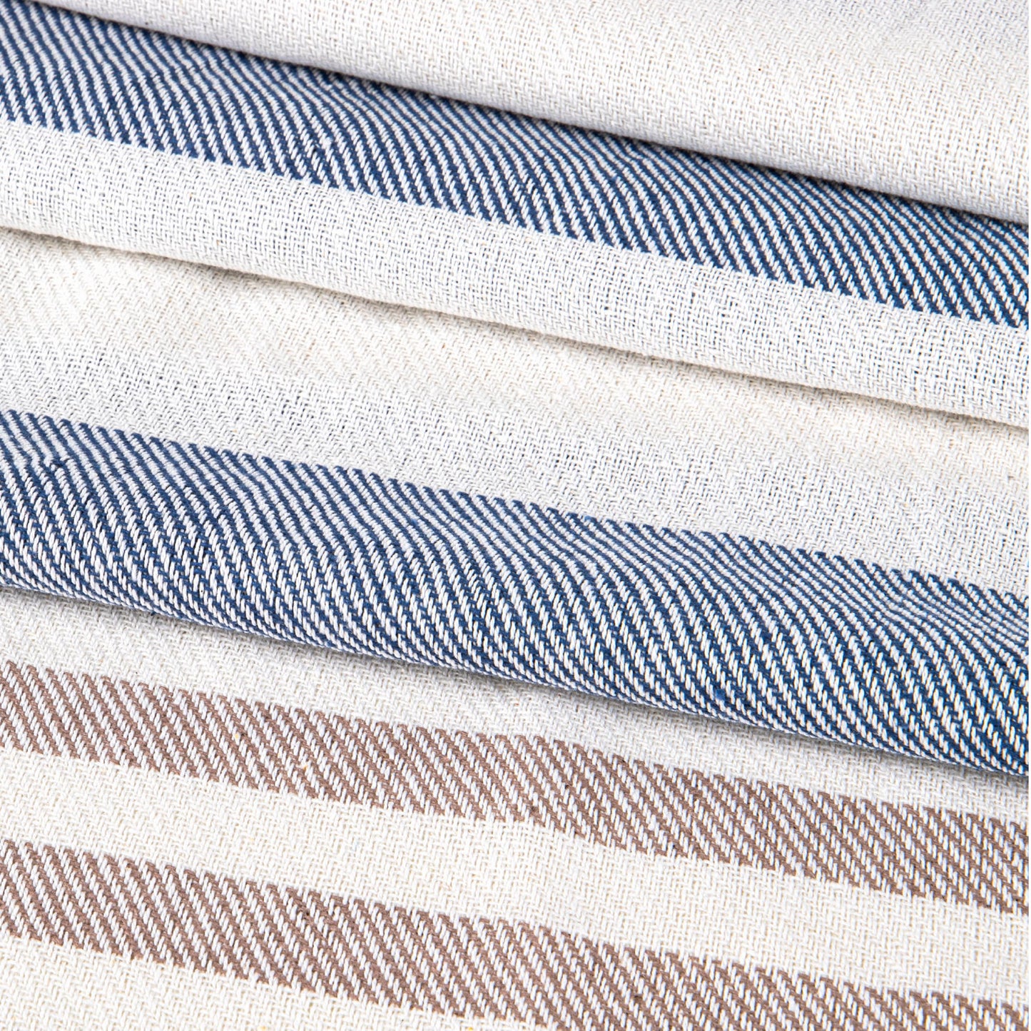Ruggeri Fouta Beach Towel 100% Cotton, 170x170 cm, Blue