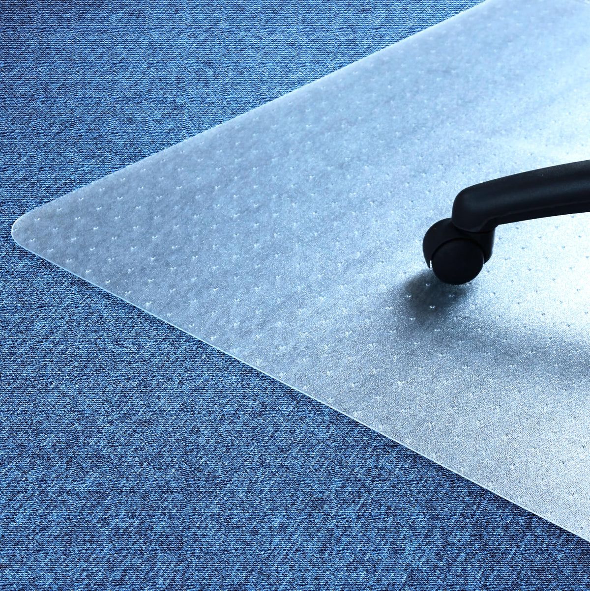 Marvelux No Slip Clear PVC Office Chair Mat for Low Pile Carpets 90 x 120cm