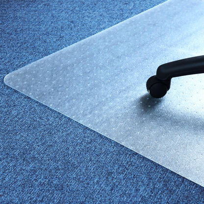 Marvelux No Slip Clear PVC Office Chair Mat for Low Pile Carpets 90 x 120cm
