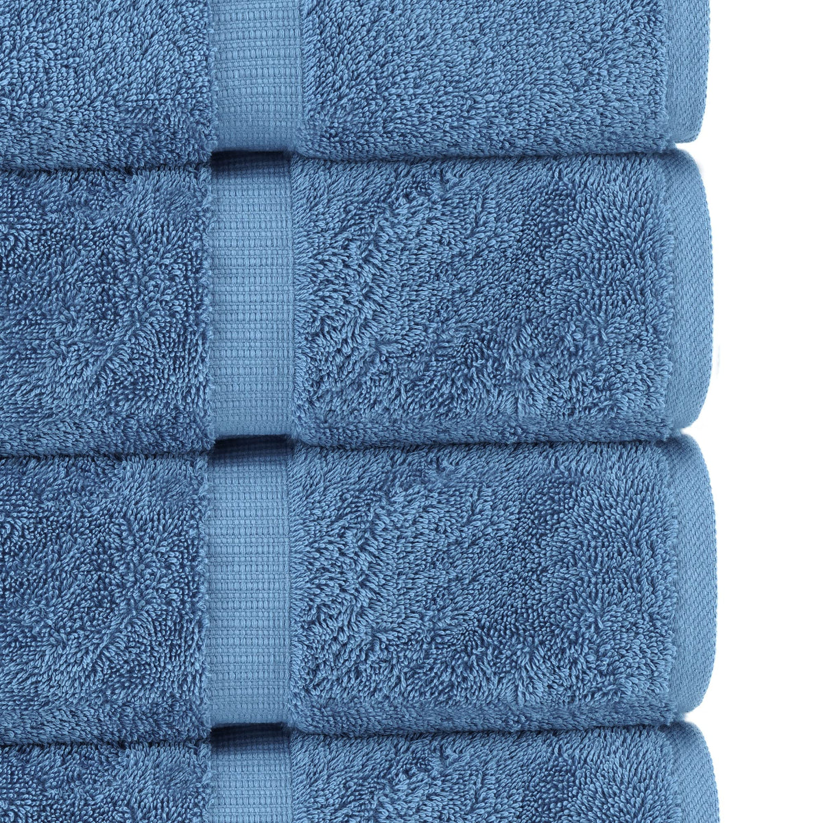 Chakir Turkish Linens Hotel & Spa Quality, Premium Cotton Turkish Towels 35''x70'' Jumbo Bath Towels - Wedgewood