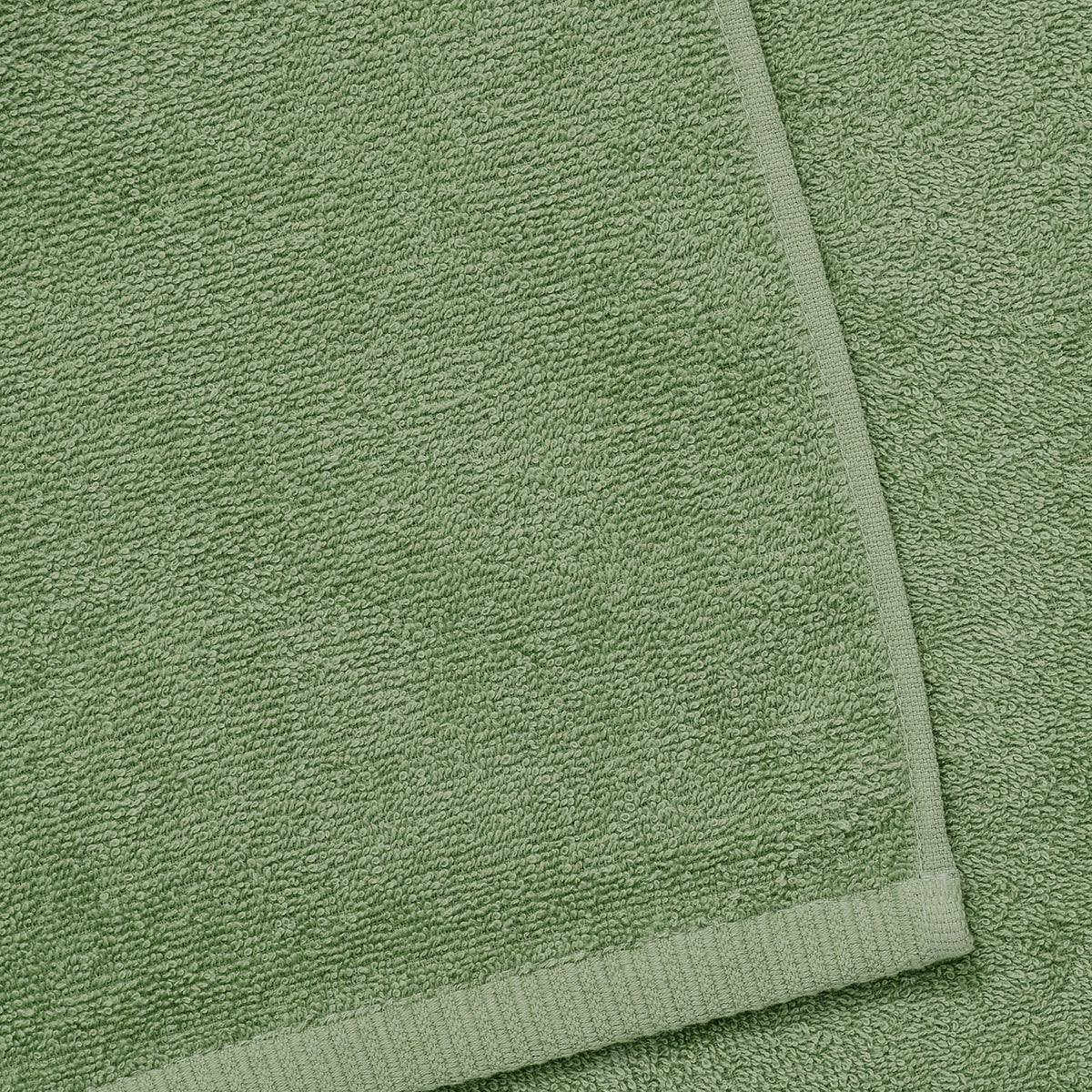 Catherine Lansfield Quick Dry Cotton 50x85cm Hand Towel Sage Green