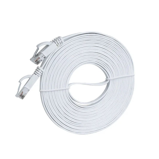 0.3m 0.5m 1m 5m 10m 20m 30m Cat 6 Flat Ethernet Cable UTP 1000M Network for Laptop Router PC Router PS5 PC 4 3 Xbox Modem