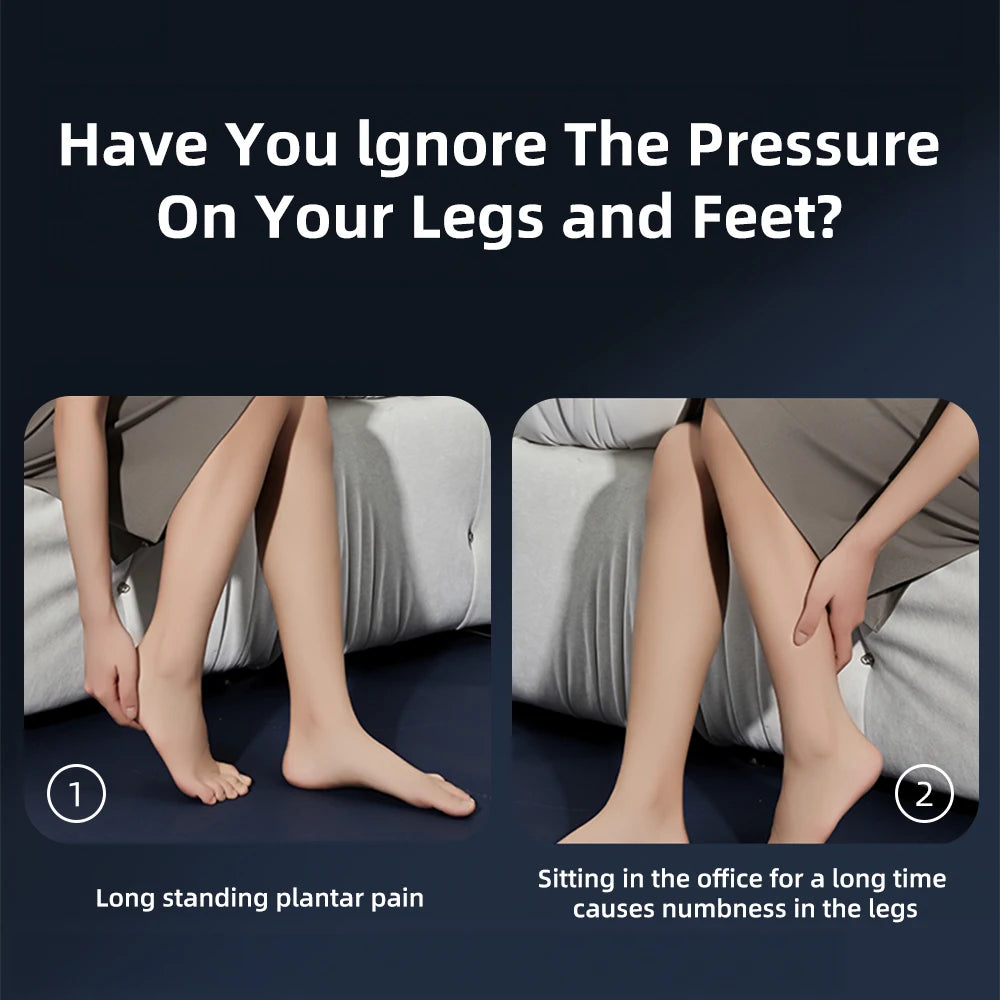Electric Foot Massager Hot Compression Shiatsu Kneading Roller Foot Deep Tissue Massage Muscle Relaxation Pain Relief Massager