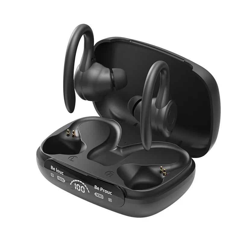 Y7 Bluetooth Earphones Sports Ear Hook Hifi Stereo Bluetooth Bass 5.3 Headphones New Mic Earbuds With Waterproof Wireless