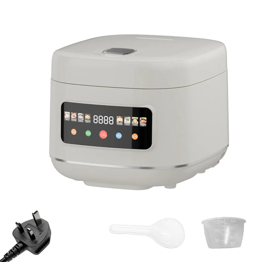 5L Electric Rice Cooker Multi-functional with Steamer Non-Stick Inner Pot 1000W 24H Keep Warm LCD Display for Home Kitchen