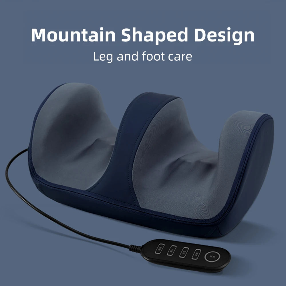 Electric Foot Massager Hot Compression Shiatsu Kneading Roller Foot Deep Tissue Massage Muscle Relaxation Pain Relief Massager