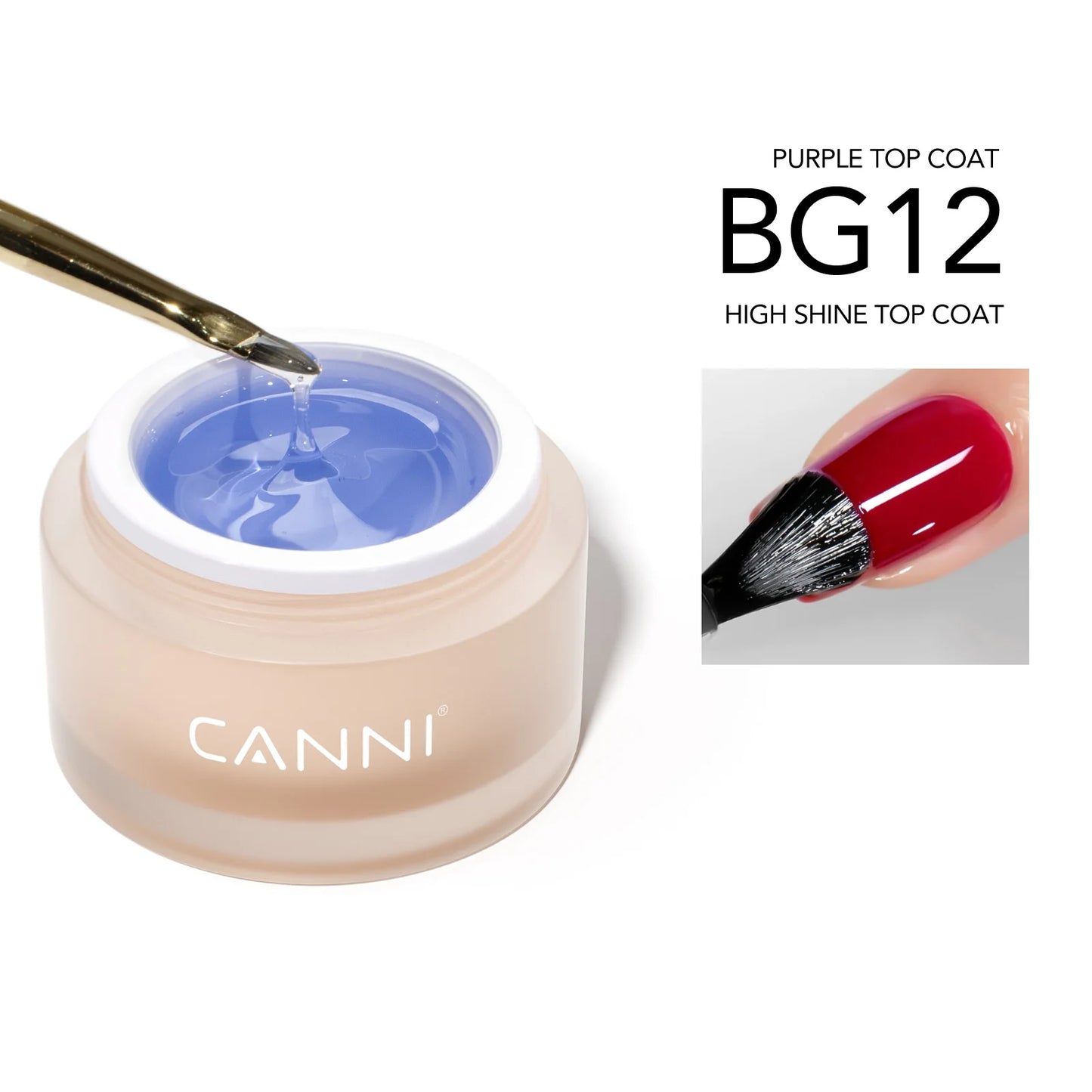 CANNI 10g No-Wipe 5-in-1 Plaster Gel HEMA TPO FREE Nail Art Functional Gel White Black Nail Painting Relief Pattern DIY Manicure