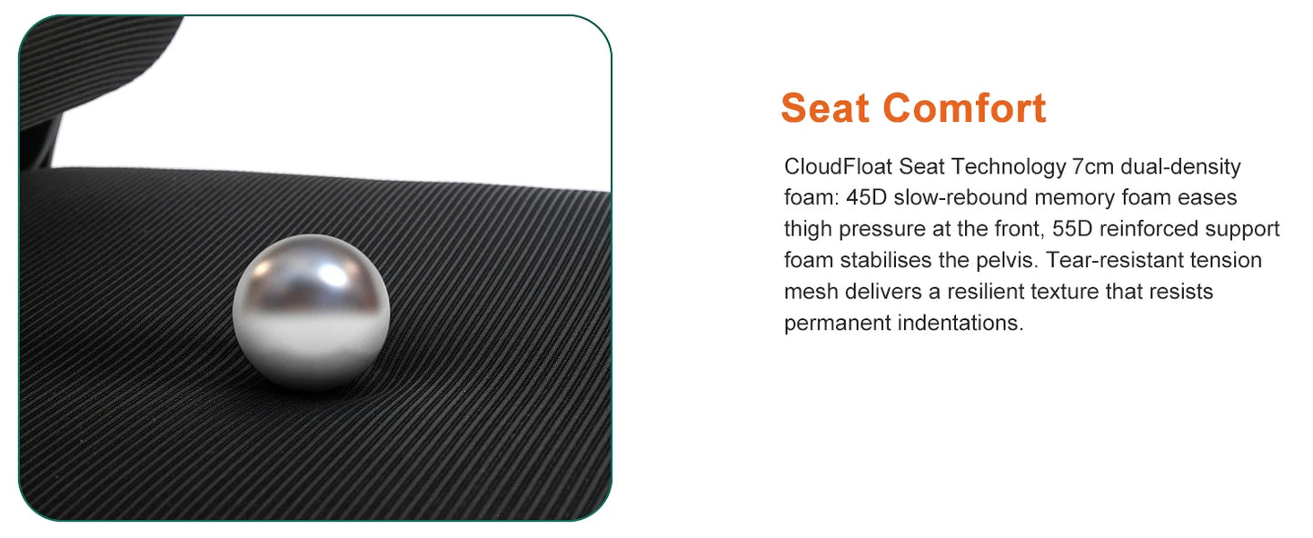 Gwong Ergonomic Office Chair Desk Chair with Folding Armrest Height-Adjustable Breathable Backrest Swivel Gaming Chair