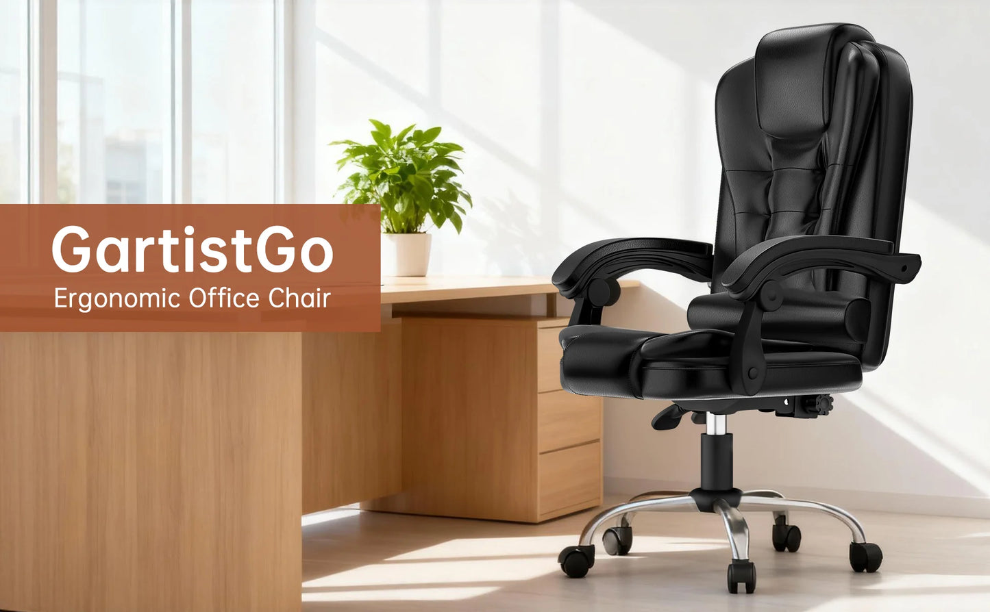 Executive Office Chair High Back Desk Chair Ergonomic Recliner Computer Chair Gaming Chair for Home Office Working