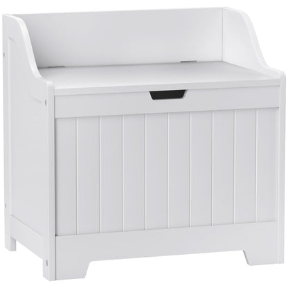 HOMCOM 61L Home Storage Chest - White