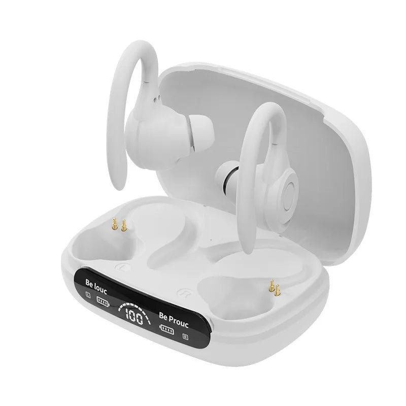 Y7 Bluetooth Earphones Sports Ear Hook Hifi Stereo Bluetooth Bass 5.3 Headphones New Mic Earbuds With Waterproof Wireless