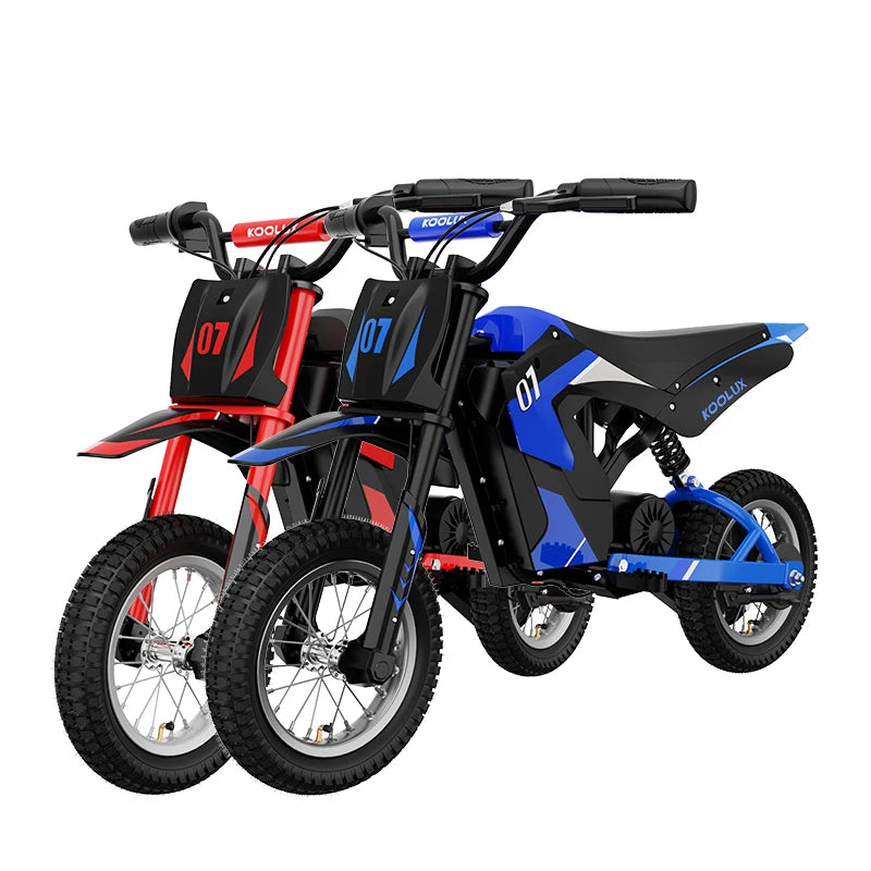 KOOLUX EV12M Electric Dirt Bike,300W Electric Motorcycle,15.5MPH & 9.3 Miles Long-Range,3-Speed Modes Motorcycle