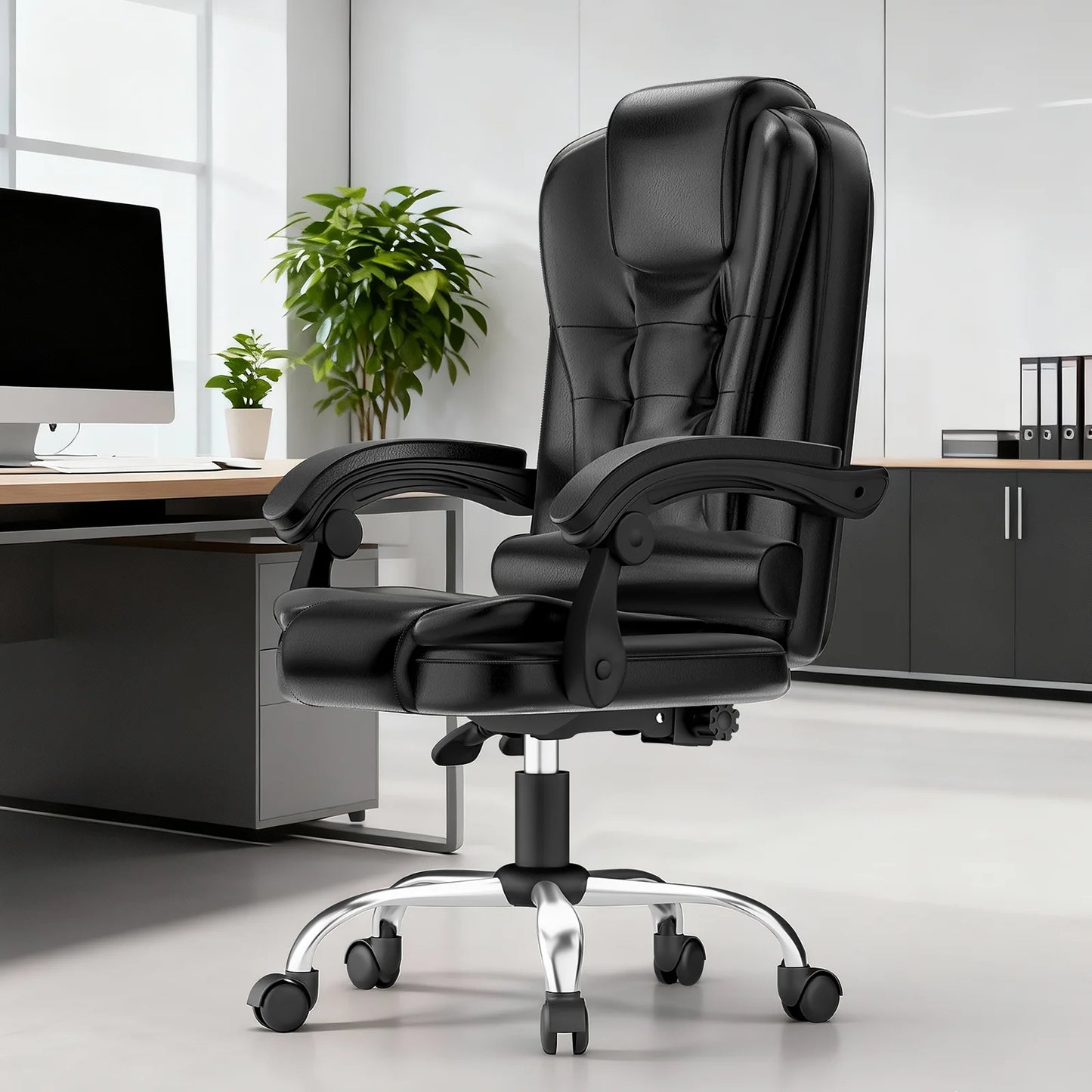 Executive Office Chair High Back Desk Chair Ergonomic Recliner Computer Chair Gaming Chair for Home Office Working