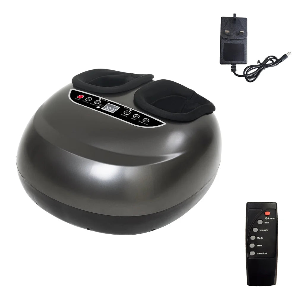 Electric Smart Foot Massager 5-Level Strength Fully Automatic Wrap Airbag Soothing Shiatsu Foot Massager With Remote Control